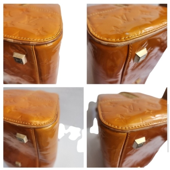 LV Vernis Tompkins Square Yellow / Calfskin Bag LOUIS VUITTON - Picture 8 of 15